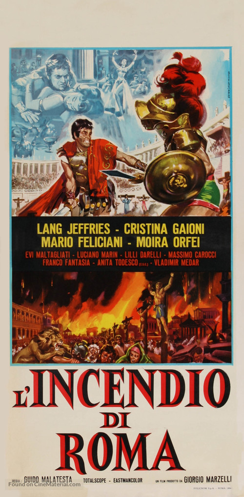 L&#039;incendio di Roma - Italian Movie Poster