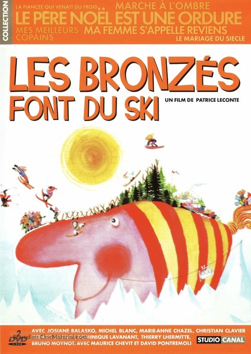 Les bronz&eacute;s font du ski - French DVD movie cover