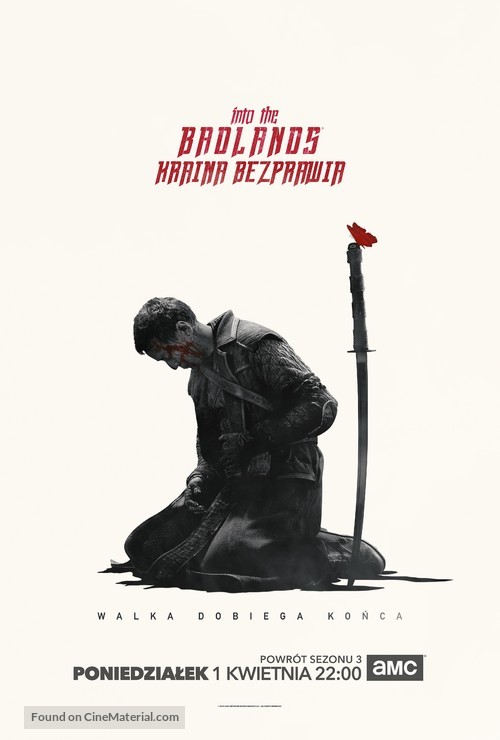 &quot;Into the Badlands&quot; - Polish Movie Poster