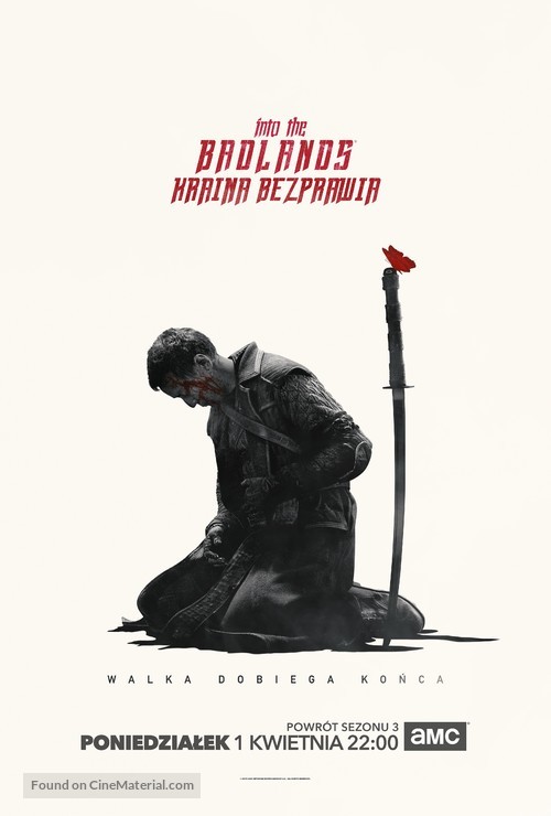 &quot;Into the Badlands&quot; - Polish Movie Poster