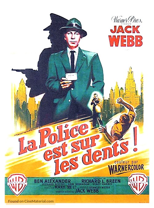 Dragnet - French Movie Poster