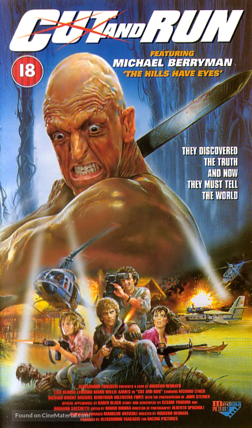 Cut and Run - British VHS movie cover
