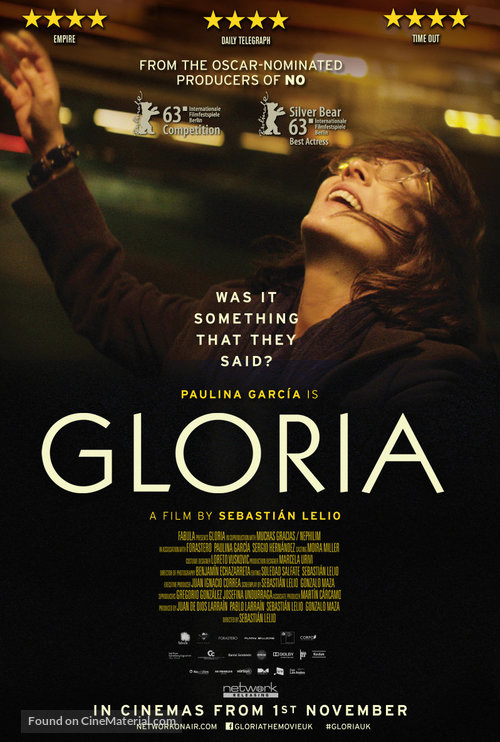 Gloria - British Movie Poster
