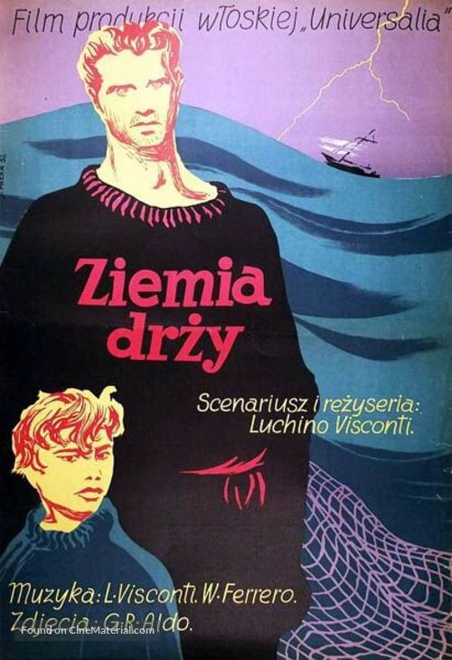 La terra trema: Episodio del mare - Polish Movie Poster