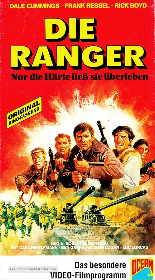 Rangers attacco ora X - German VHS movie cover