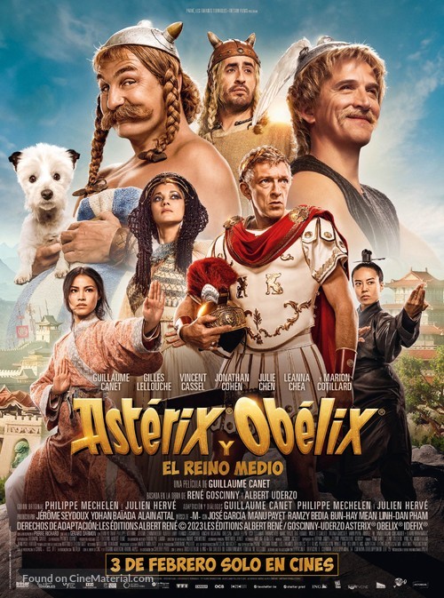 Ast&eacute;rix &amp; Ob&eacute;lix: L&#039;Empire du Milieu - Spanish Movie Poster