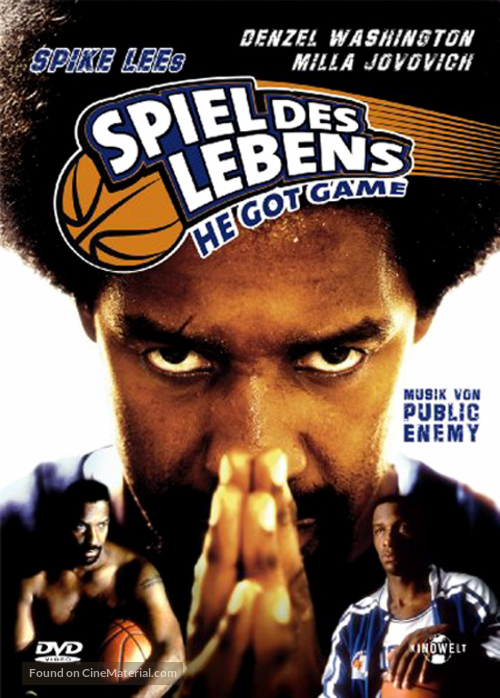 He Got Game - German DVD movie cover