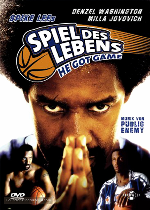 He Got Game - German DVD movie cover