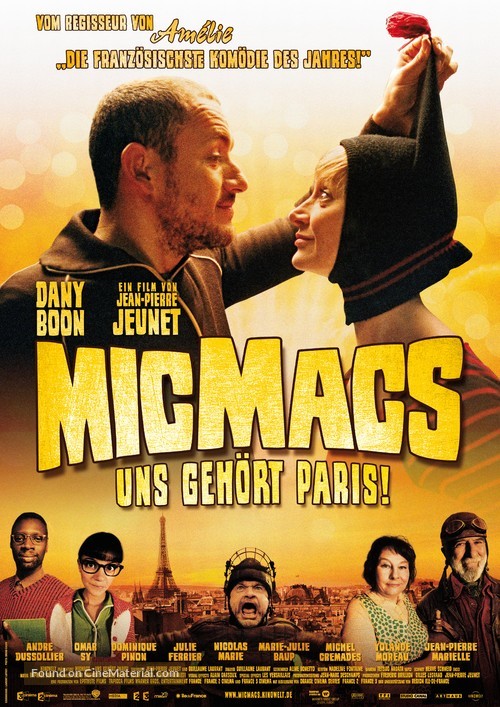 Micmacs &agrave; tire-larigot - German Movie Poster