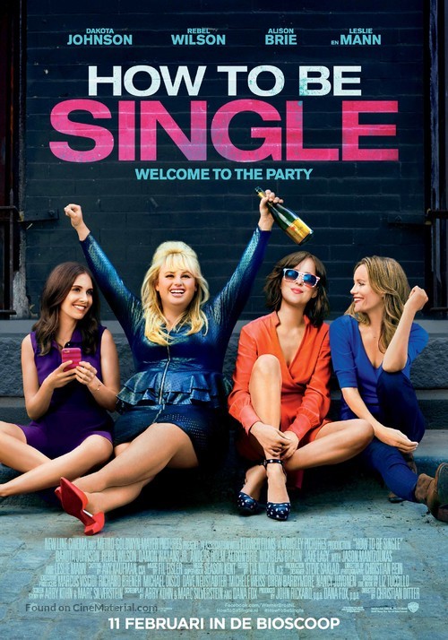 How to Be Single - Dutch Movie Poster