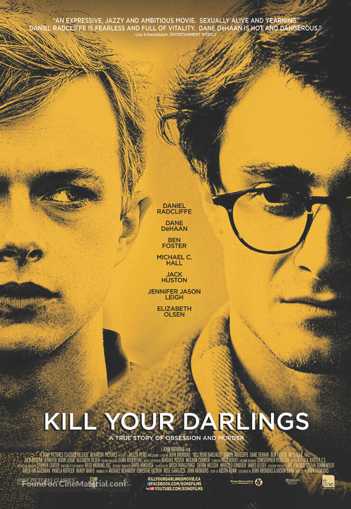Kill Your Darlings - Canadian Movie Poster