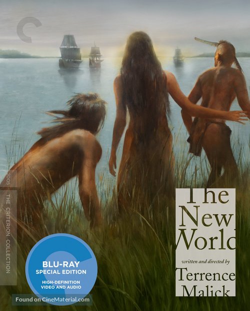 The New World - Blu-Ray movie cover