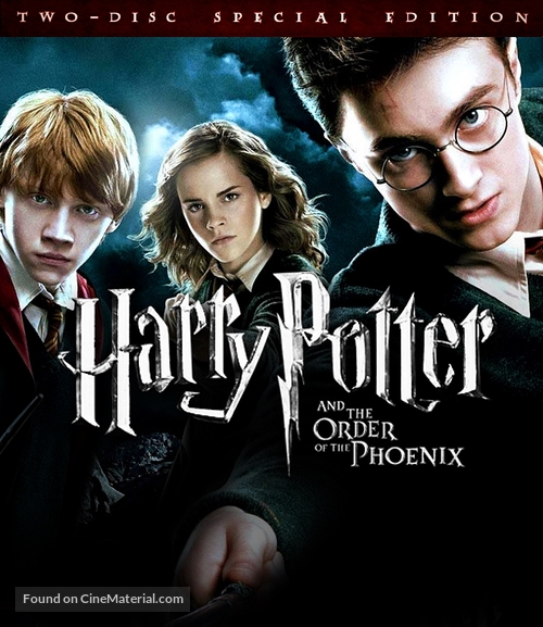 Harry Potter and the Order of the Phoenix (2007) blu-ray movie cover