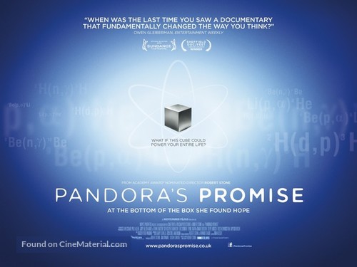 Pandora&#039;s Promise - British Movie Poster