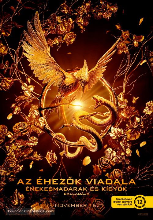 The Hunger Games: The Ballad of Songbirds and Snakes - Hungarian Movie Poster