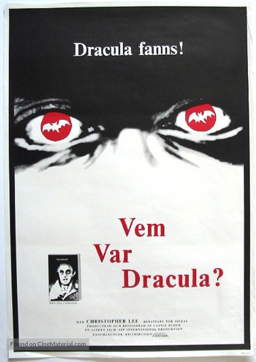 Vem var Dracula? - Swedish Movie Poster