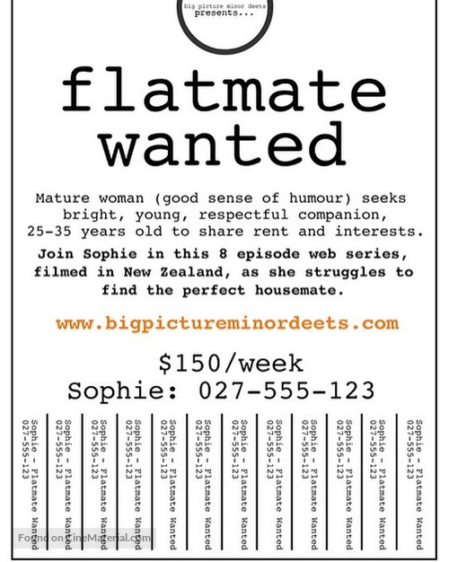 &quot;Flatmate Wanted&quot; - New Zealand Movie Poster