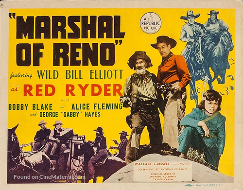Marshal of Reno - Movie Poster
