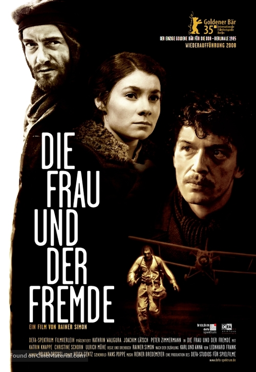 Frau und der Fremde, Die - German Movie Poster