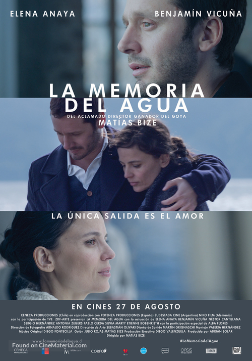 La memoria del agua - Chilean Movie Poster