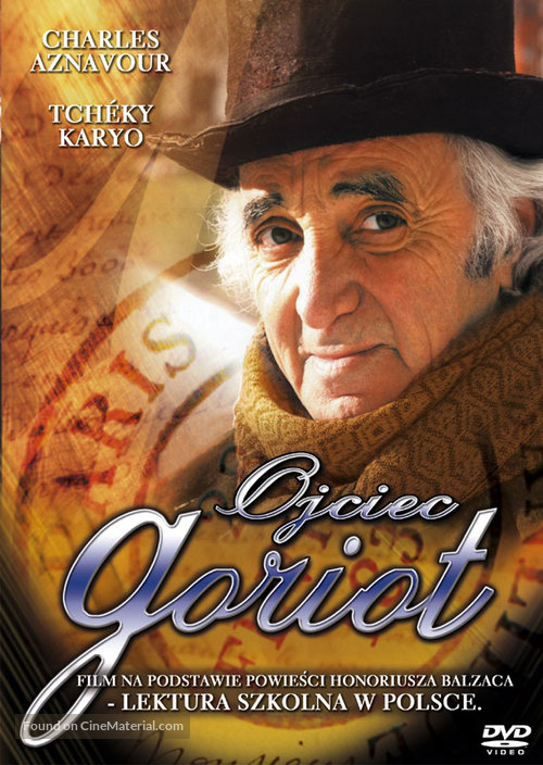 Le p&egrave;re Goriot - Polish DVD movie cover