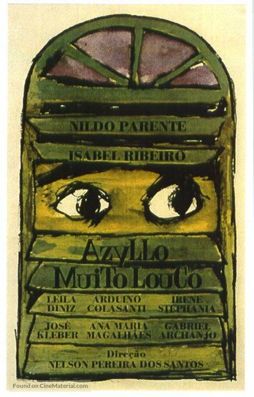 Azyllo Muito Louco - Brazilian Movie Poster