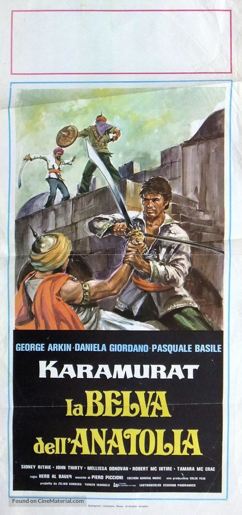 Kara Murat: Seyh Gaffar&#039;a Karsi - Italian Movie Poster