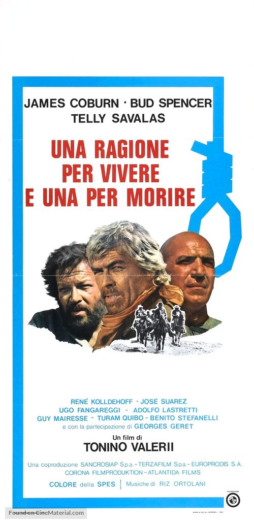 Una ragione per vivere e una per morire - Italian Movie Poster