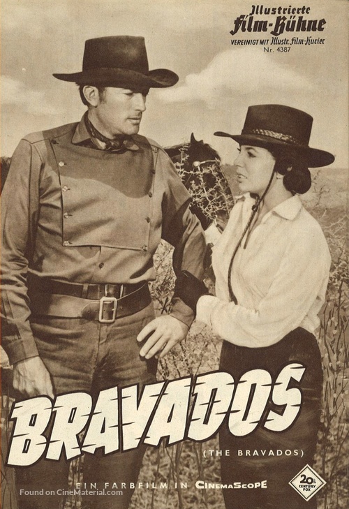 The Bravados - German poster