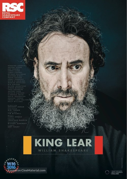 Royal Shakespeare Company: King Lear - British Movie Poster