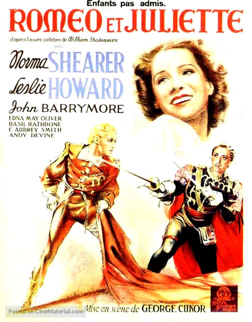 Romeo and Juliet - Belgian Movie Poster