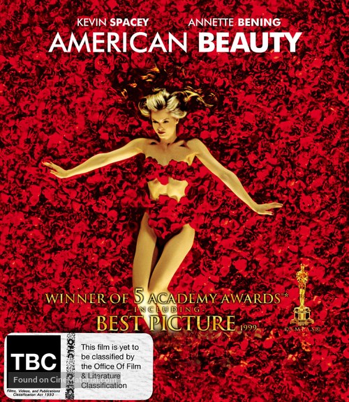 American Beauty - New Zealand Blu-Ray movie cover