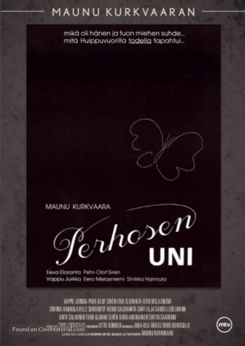 Perhosen uni - Finnish Movie Poster