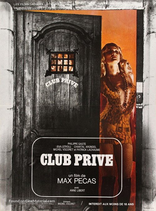 Club priv&eacute; pour couples avertis - French Movie Poster
