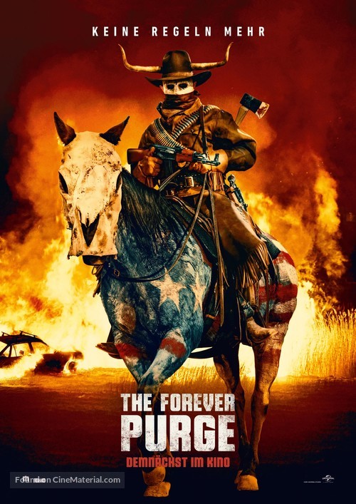 The Forever Purge - German Movie Poster