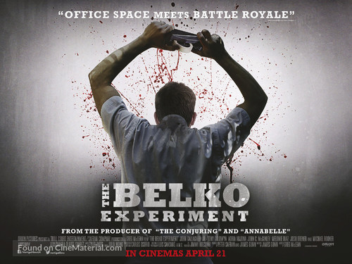 The Belko Experiment - British Movie Poster