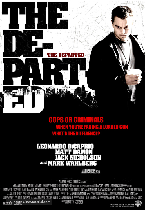 The Departed 2006 dvd movie cover