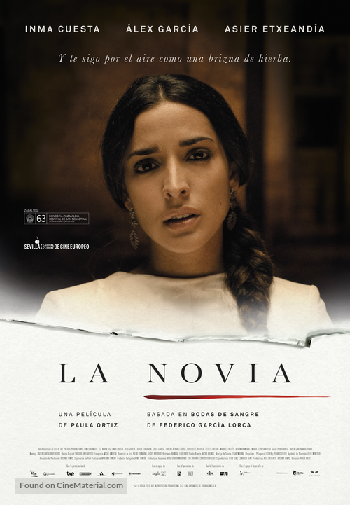 La novia - Spanish Movie Poster