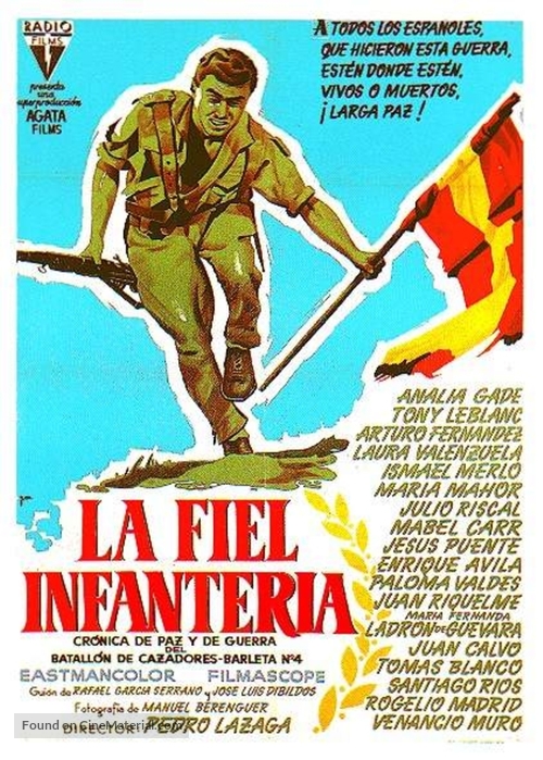 La fiel infanter&iacute;a - Spanish Movie Poster
