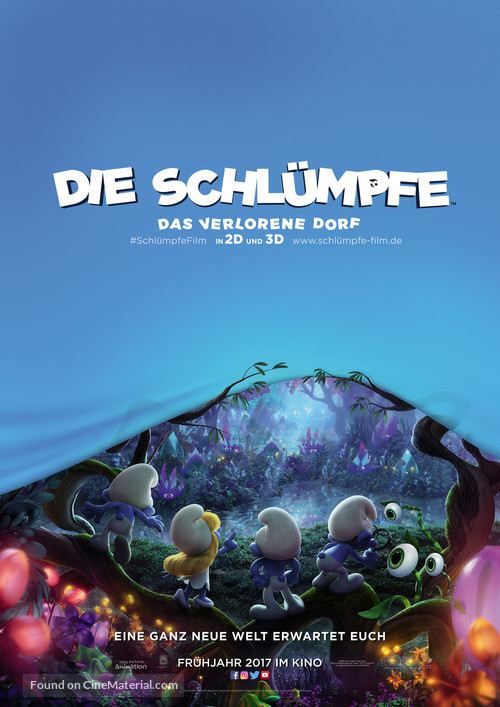 Smurfs: The Lost Village - Danish Movie Poster