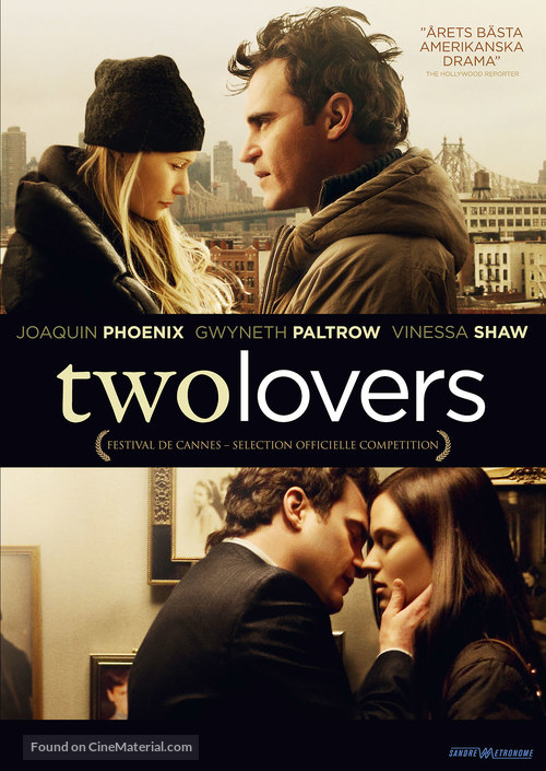 Two Lovers - Swedish DVD movie cover
