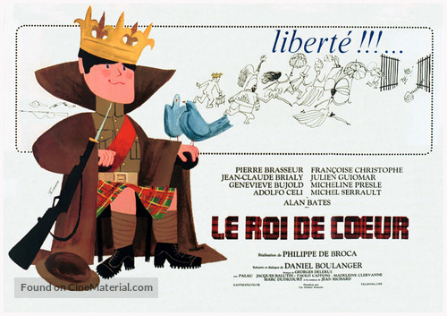 Roi de coeur, Le - French Movie Poster