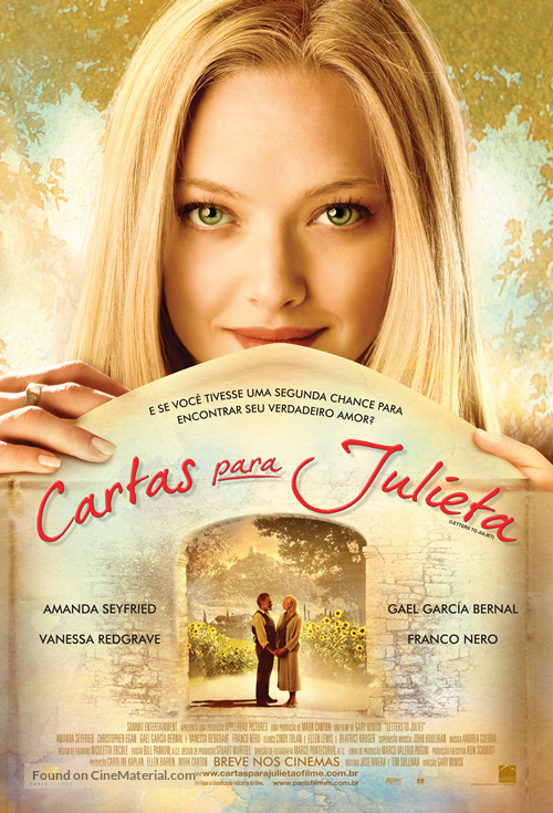 Letters to Juliet - Brazilian Movie Poster