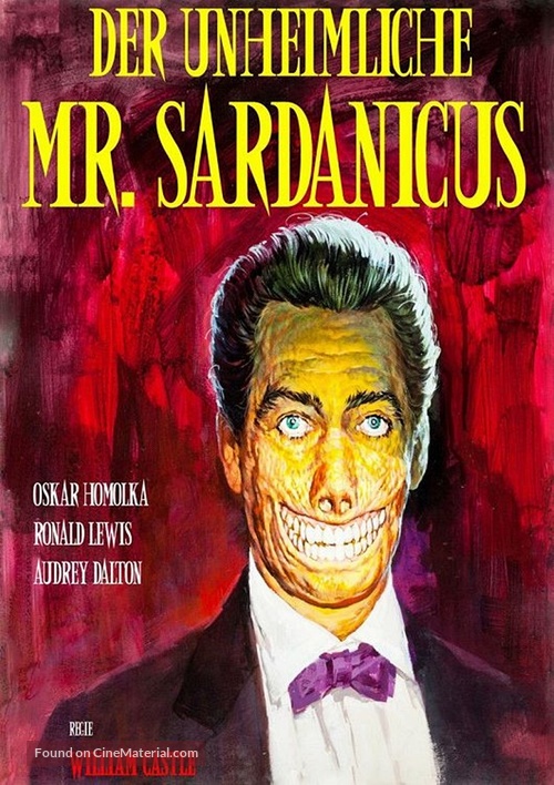 Mr. Sardonicus - German DVD movie cover