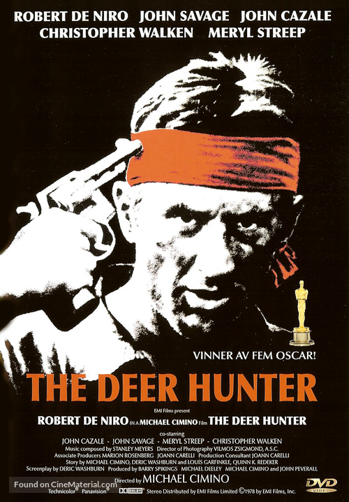 The Deer Hunter - Norwegian DVD movie cover