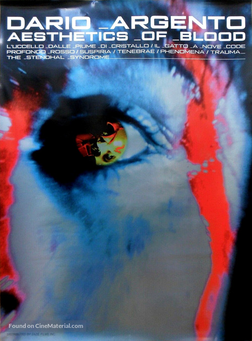 Dario Argento: An Eye for Horror - Japanese Movie Poster