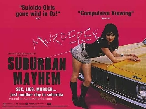 Suburban Mayhem - British Movie Poster