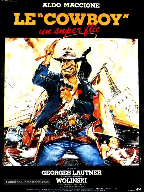 Le cowboy - French Movie Poster