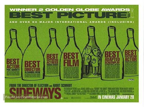 Sideways - British Movie Poster