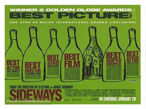 Sideways - British Movie Poster